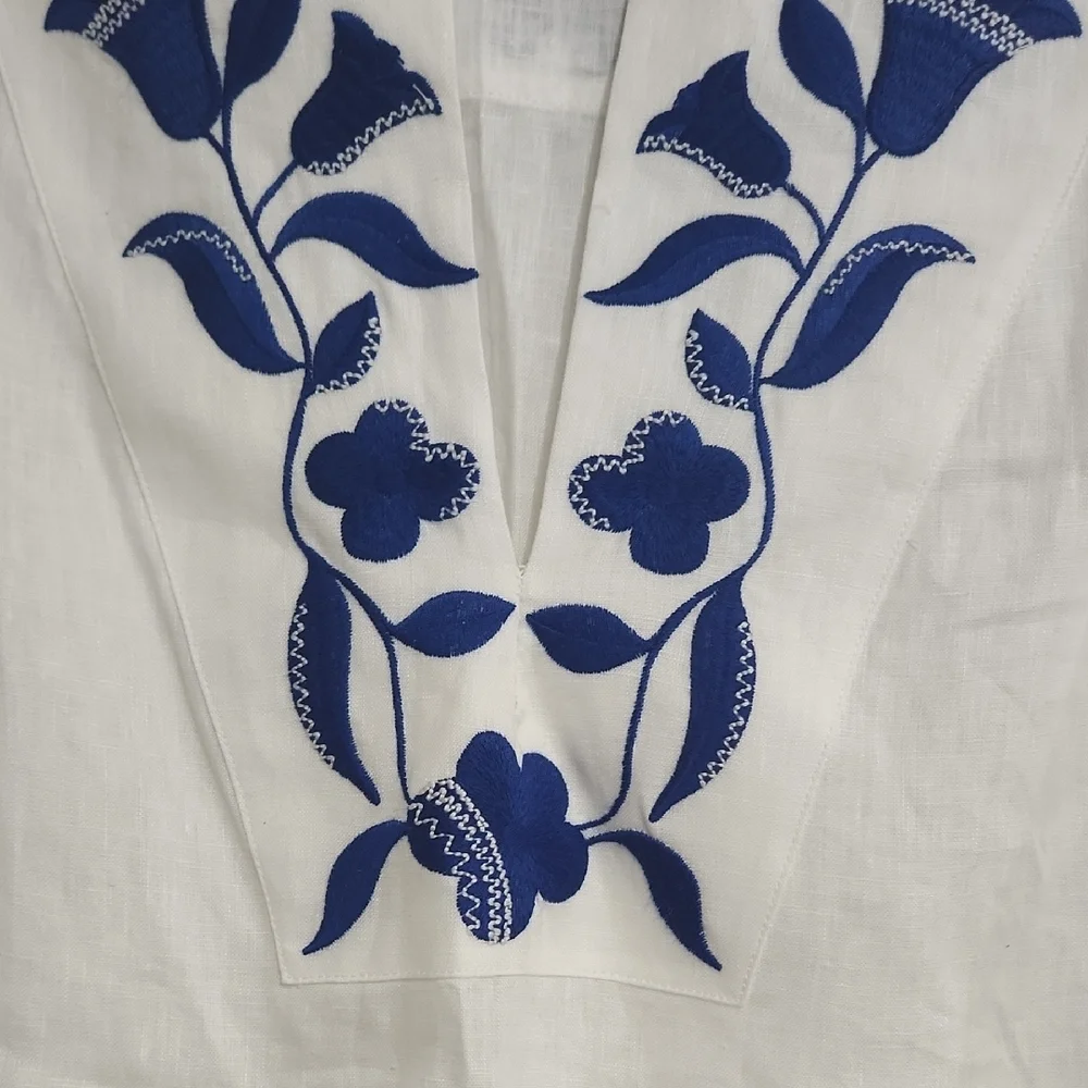 Kate Spade Linen Blouse Size Small